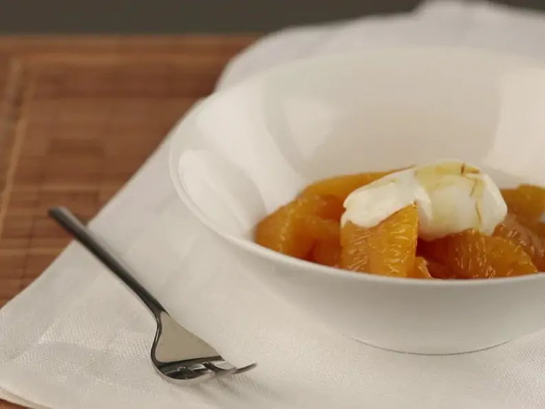 Karamellisierte Orangen