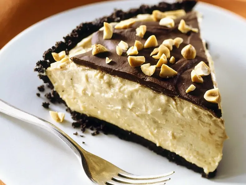 Schokoladenmoussekuchen mit Peanut Butter