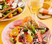Fruchtiger Salat mit Rote Bete