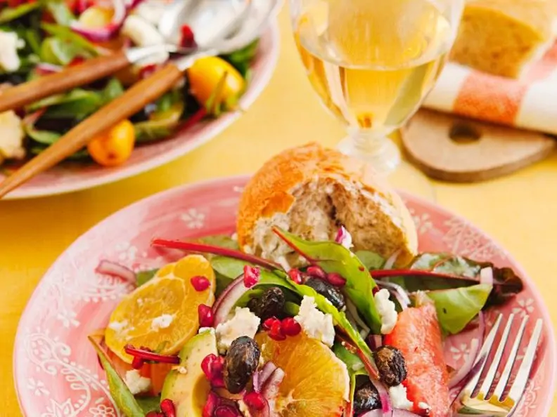 Fruchtiger Salat mit Rote Bete