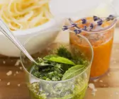 Verschiedene Pesto