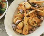 Baked Potatoes mit Pastinaken