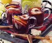 Punsch mit Rotwein