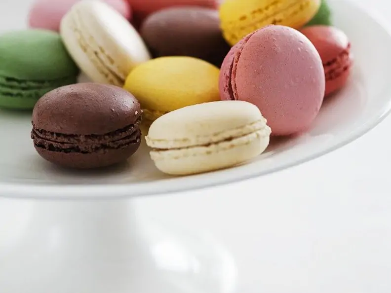 Verschiedene Macarons