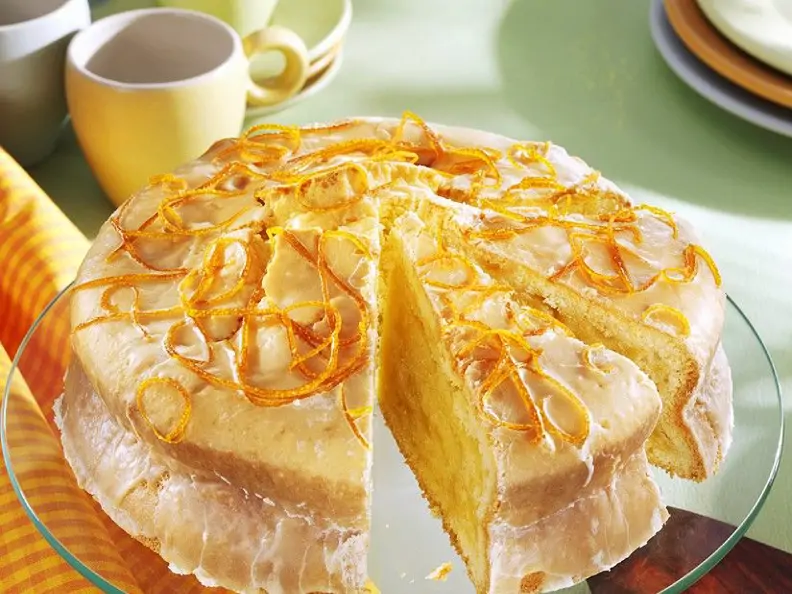 Kuchen mit Eierlikör