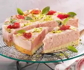 Rhabarbertorte mit Sahne