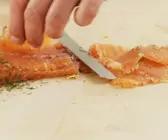 Gebeizter Lachs