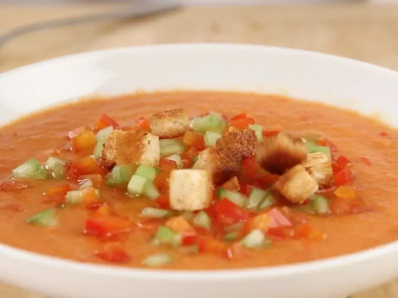 Klassische Gazpacho herstellen