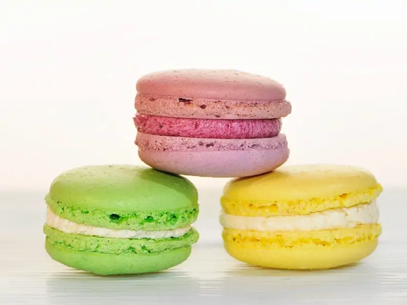 Bunte Macarons