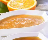 Fruchtige Glasur mit Orange