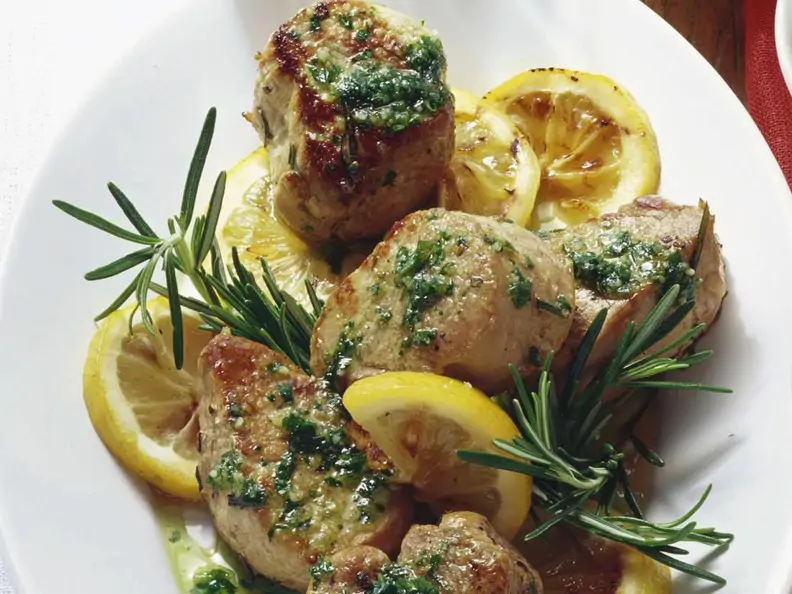 Schweinefilet mit Pesto