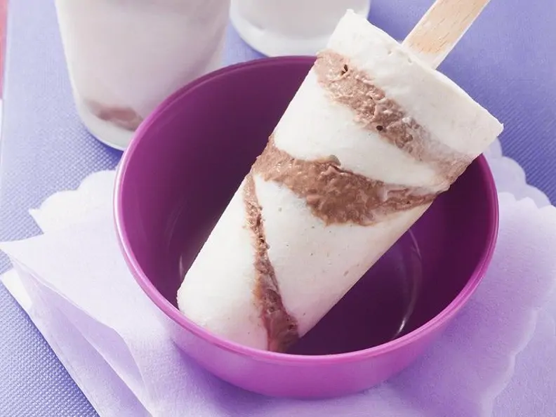 Quark-Eis mit Banane