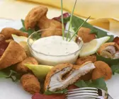 Ausgebackene Steinpilze mit Remoulade