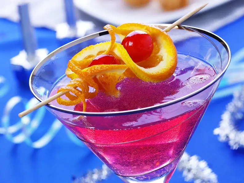 Festlicher Sekt-Cocktail