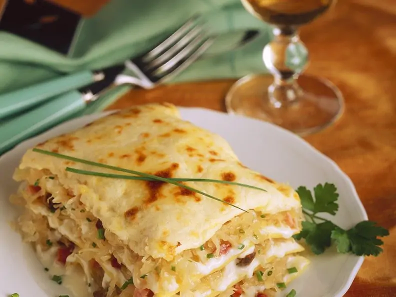 Sauerkrautlasagne