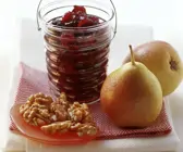 Birnen-Brombeer-Marmelade mit Nüssen