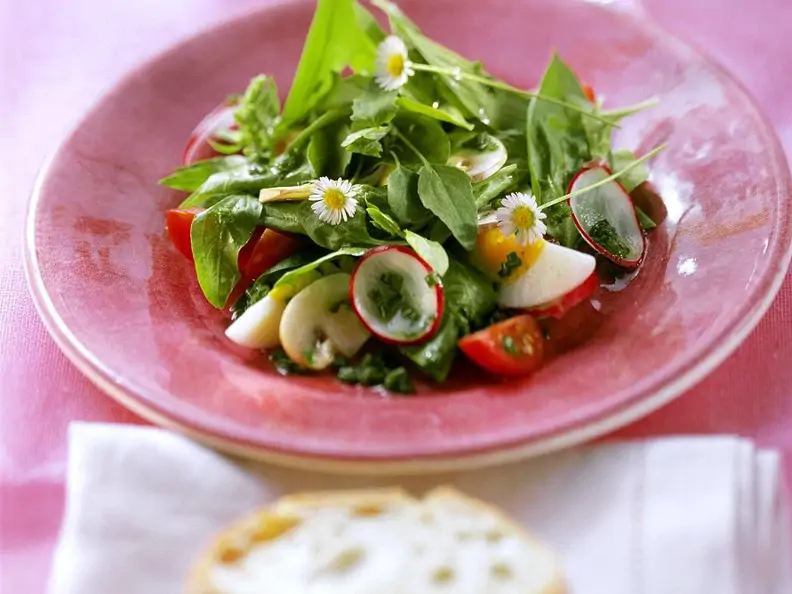 Bärlauch-Spinat-Salat