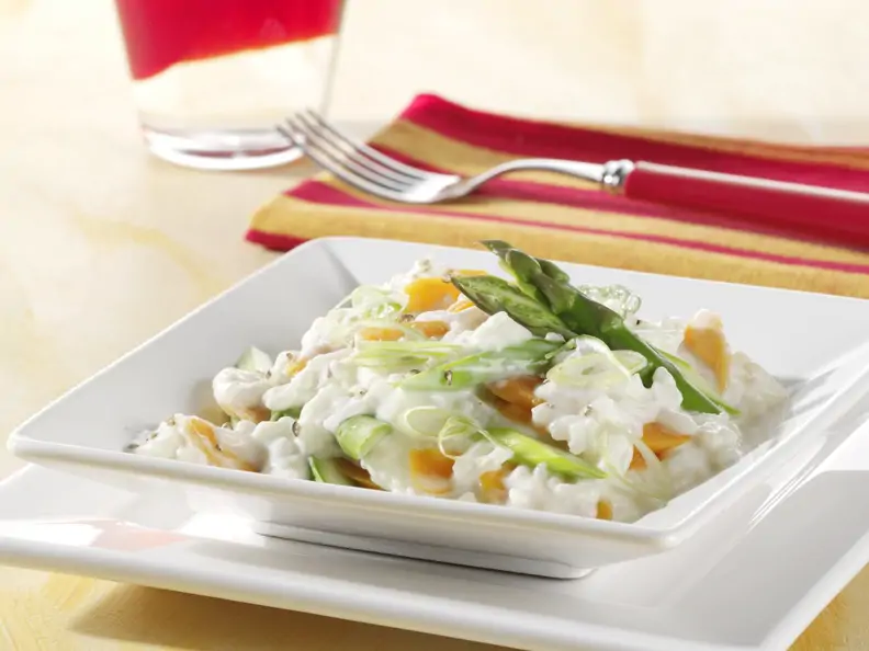 Spargel-Möhren-Risotto