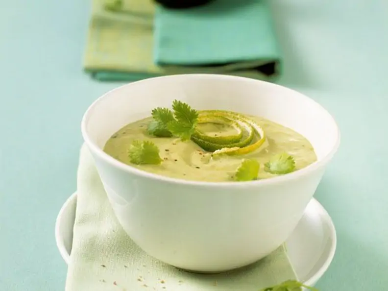 Avocado-Limetten-Suppe
