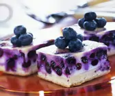 Schmandkuchen mit Blaubeeren