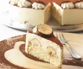 Torte mit Banane