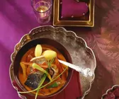 Weihnachtlicher Karpfen mit Paprikagemüse