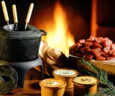 Fondue mit Filet vom Rind