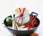 Exotische Kokossuppe