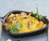 Raclette mit Pilzen und Käse