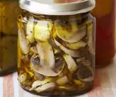 Eingemachte Pilze