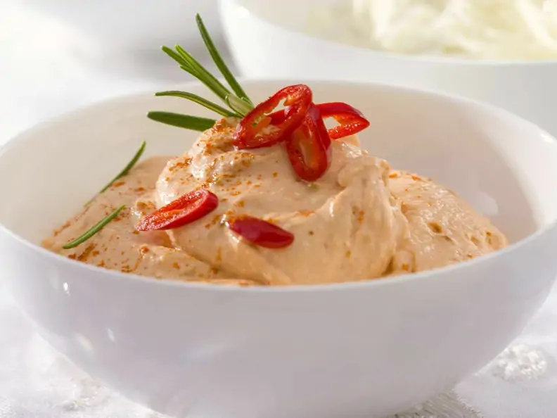 Paprikasoße zum Dippen