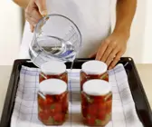 Gebackene Kirschtomaten mit Basilikum