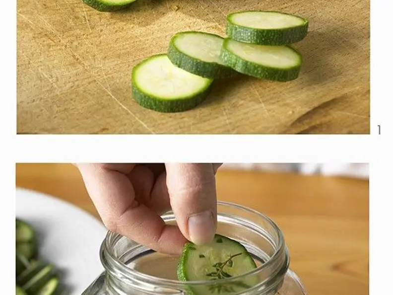 Zucchini einlegen nach Omas Rezept