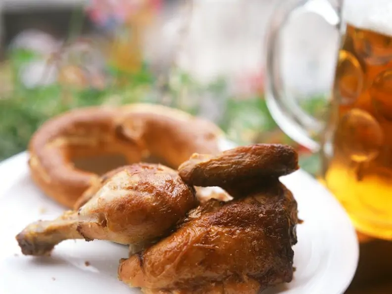 Halbes Hühnchen