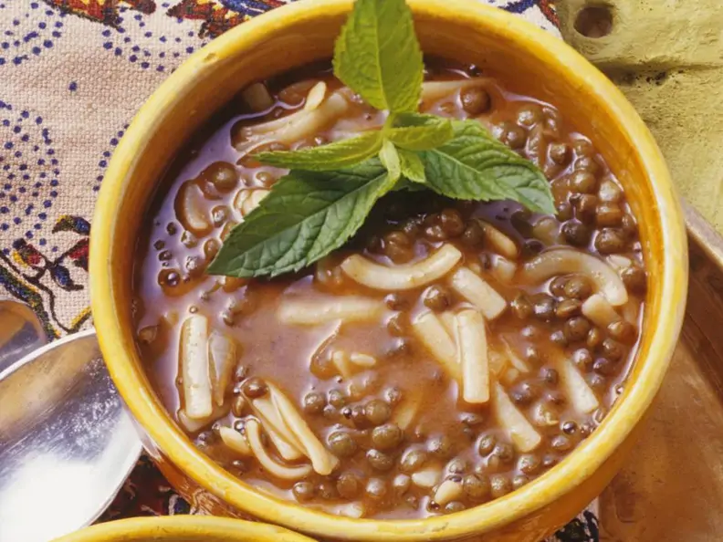 Linsen-Minz-Suppe