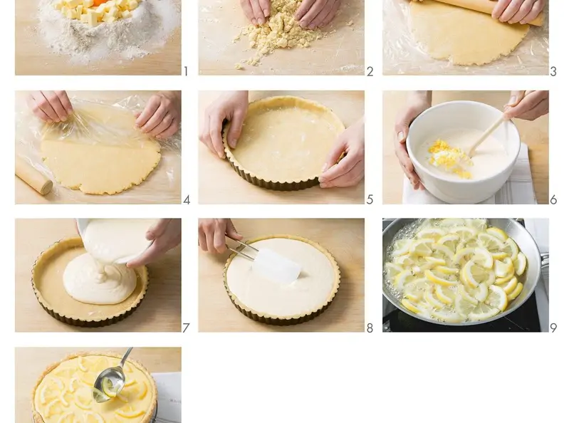 Zitronenkuchen nach italienischer Art