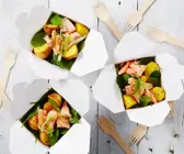 Gebackene Kartoffeln mit Lachs