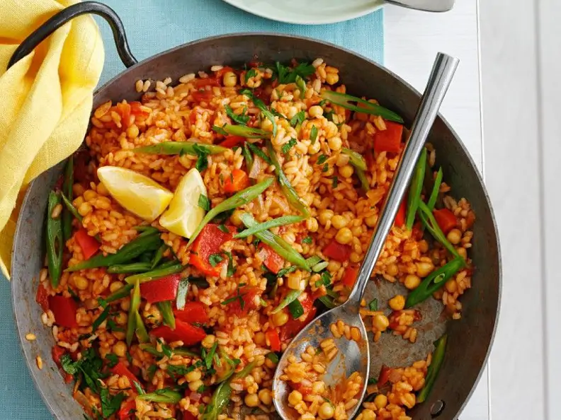 Paella vegan 