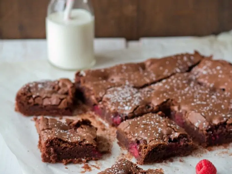 Himbeer-Brownies