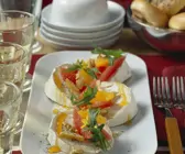 Käse mit Früchten
