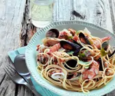Meeresfrüchte-Spaghetti