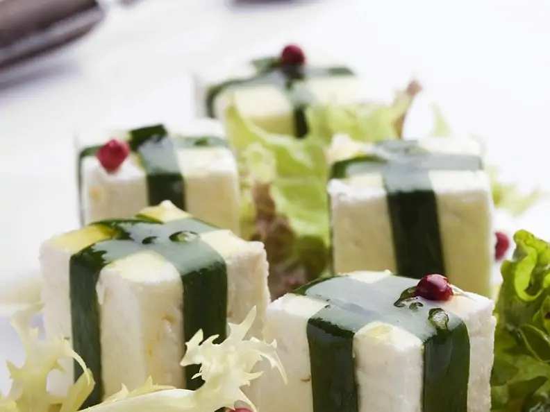 Käse mit Bärlauch