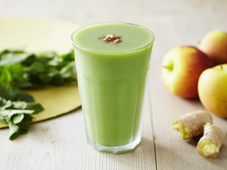 Apfelsmoothie mit Ingwer