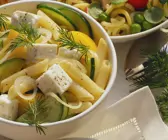 Penne-Salat mit Schafskäse