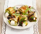Zucchini-Käseröllchen