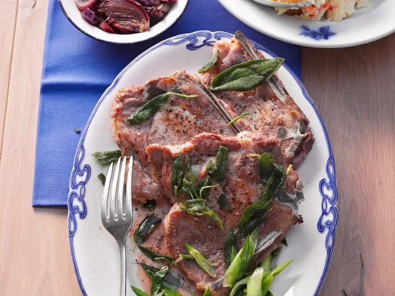 Koteletts mit Püree