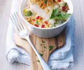 Romanescoauflauf mit Fisch