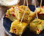 Kartoffel-Frittata mit Paprika