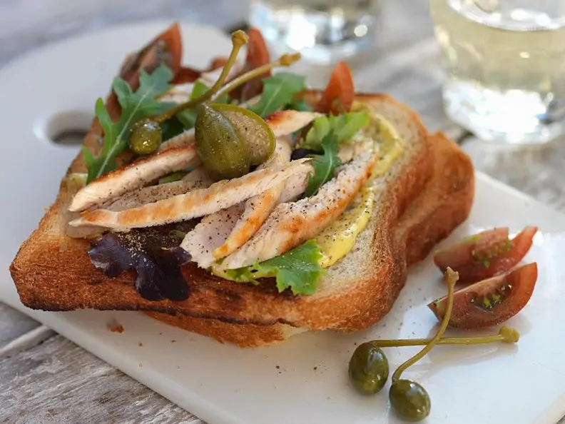 Puten-Sandwich