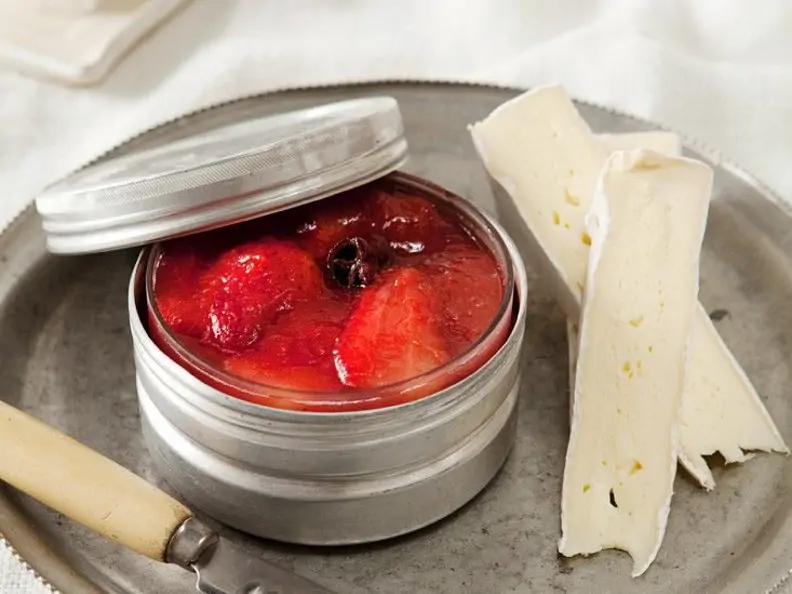 Erdbeer-Rhabarber-Marmelade ohne Zucker